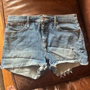 JCrew Denim mid-rise shorts. Hardly worn. Size 32